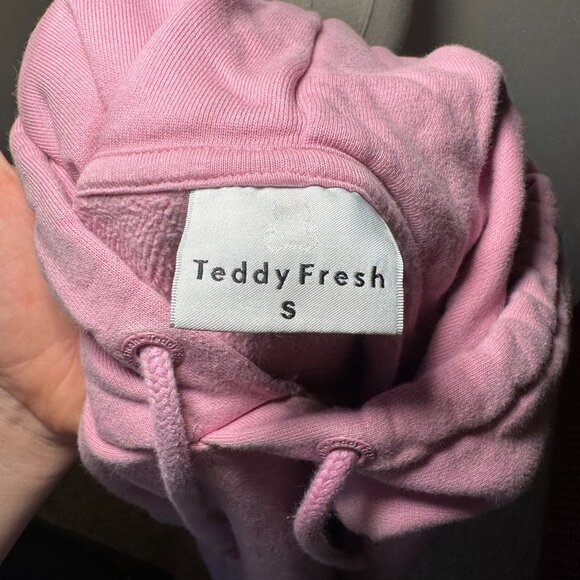 Teddy Fresh Light Pink Hooded Sweatshirt - Picture 12 of 12